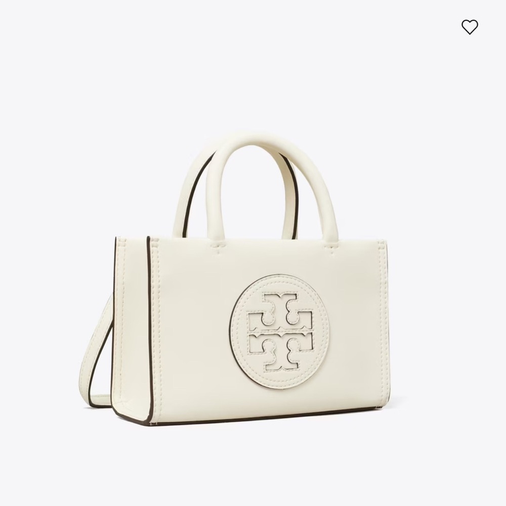 Tory Burch Cream Mini Ella Bio Tote - Picture 3 of 6